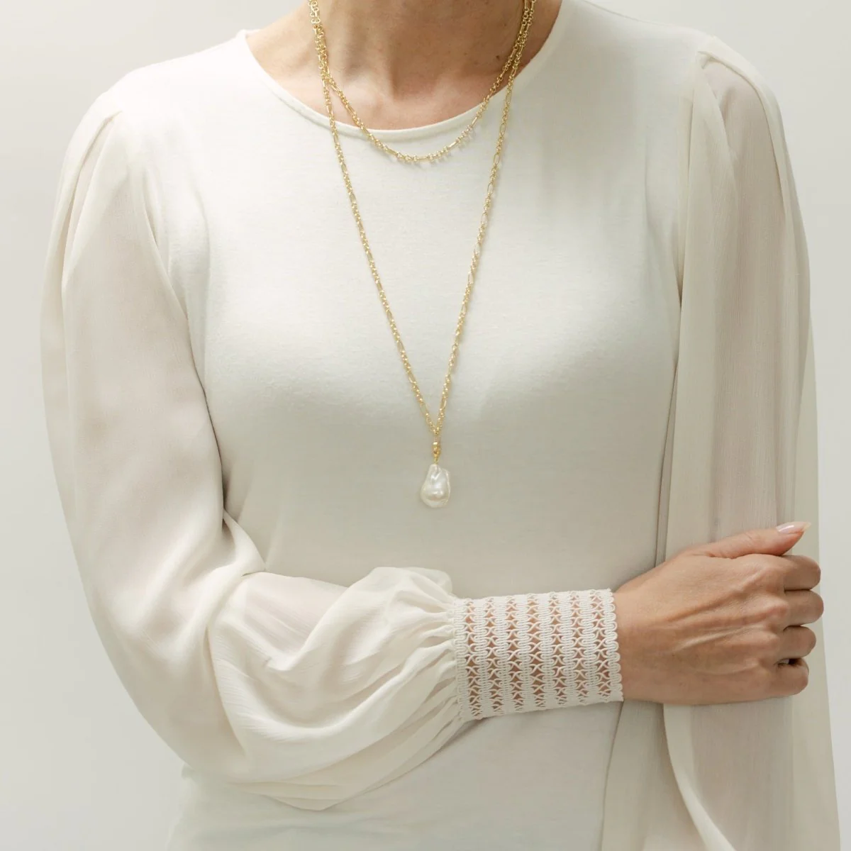 Baroque Pearl Detachable Clip-On Pendant Charm - Image 8