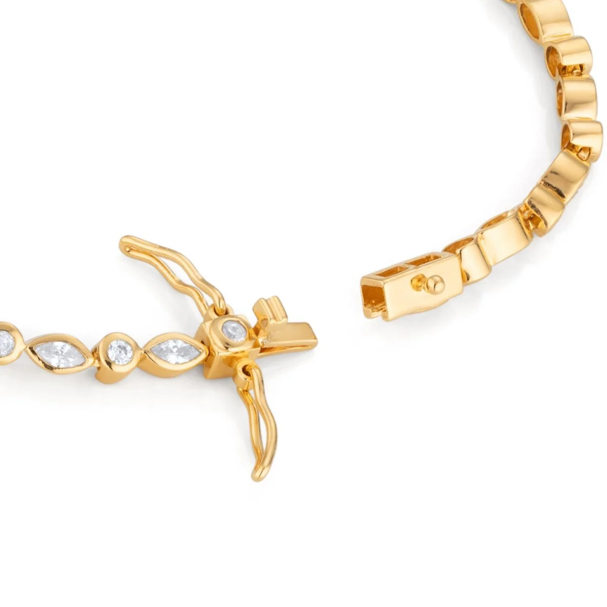Tennis Gold Bracelet - Image 4
