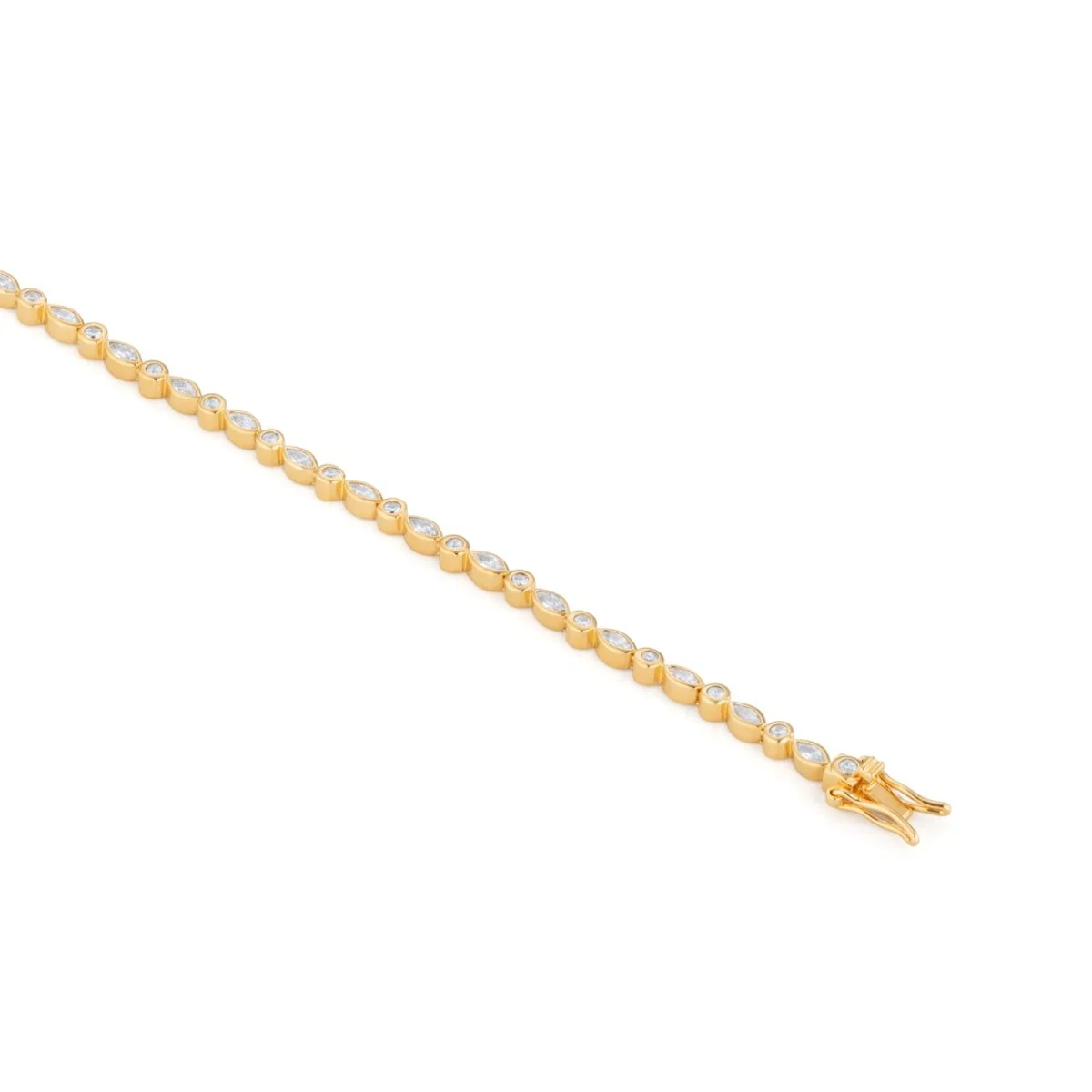 Tennis Gold Bracelet - Image 5